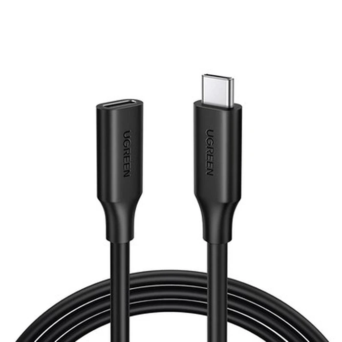 Καλώδιο USB Ugreen 10387 USB 3.2 Gen 2 (3.1 Gen 2) 1m USB C Black