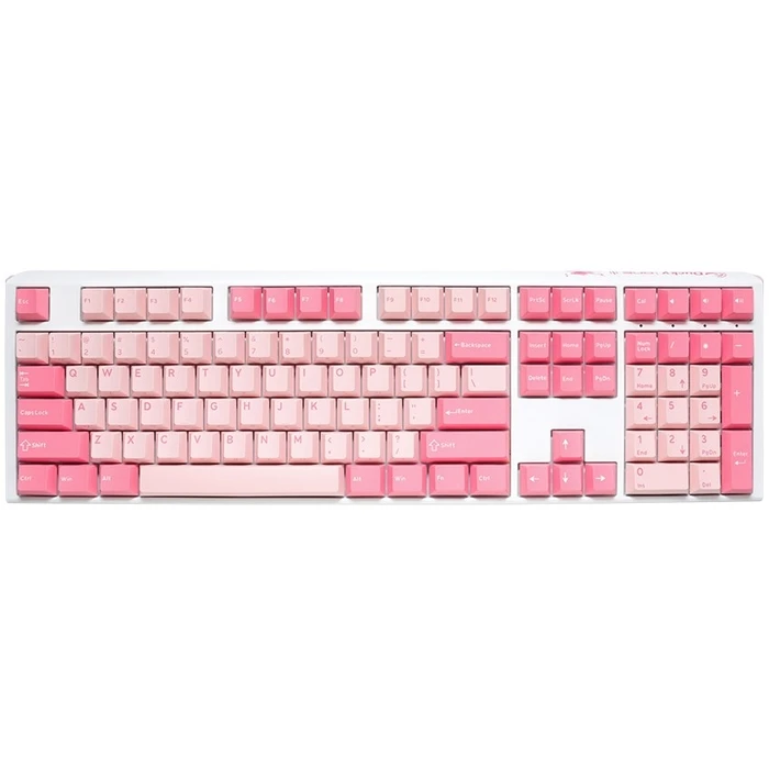 Πληκτρολόγιο Gaming Ducky One 3 Gossamer Pink USB US English Pink, White