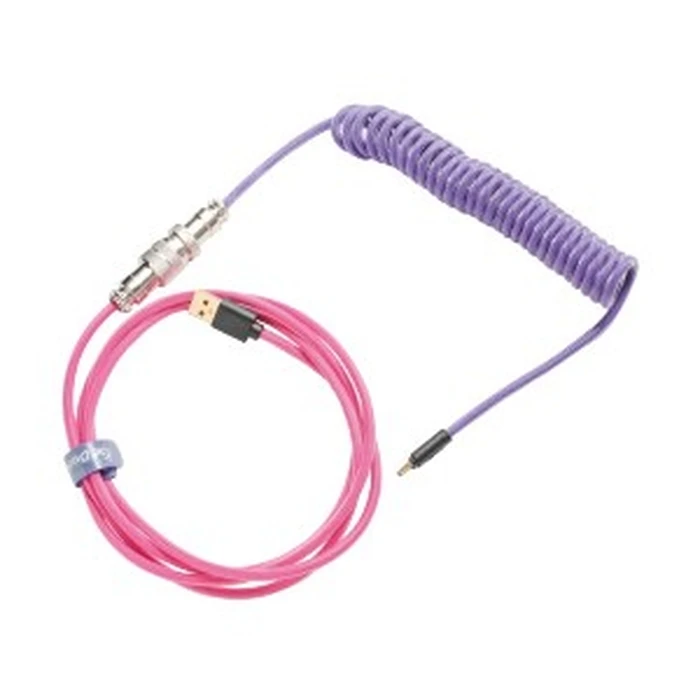 Καλώδιο USB Ducky Premicord Pink, Violet 1.8 m