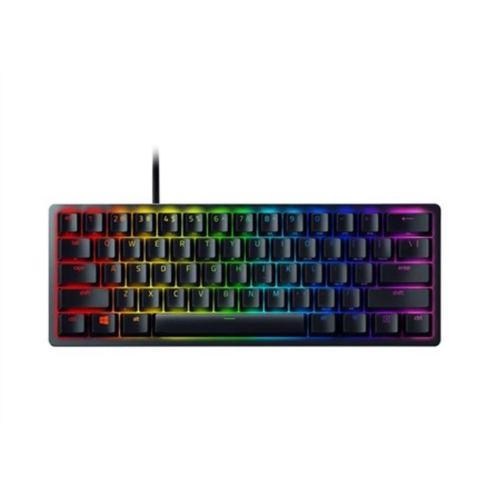 Πληκτρολόγιο Gaming Razer Huntsman Mini 60% Opto-Mechanical Purple RGB LED light NORD Wired