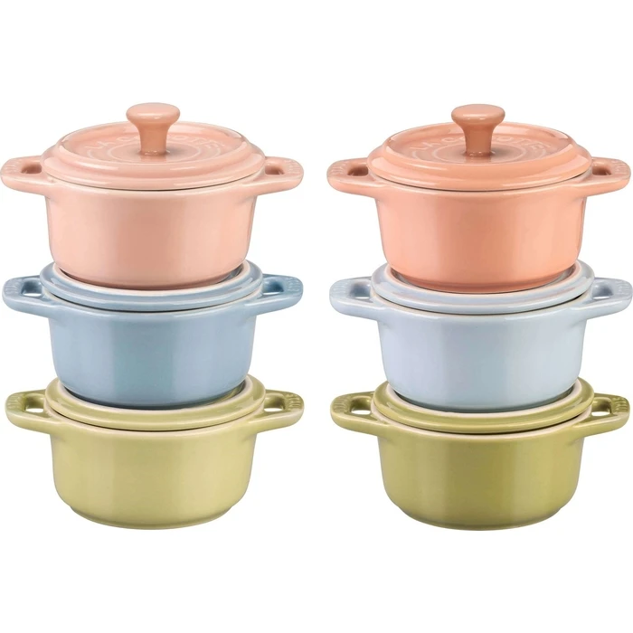 Σετ Μαγειρικά Σκεύη Set 6x Mini cocotte round 10 cm, multicolor