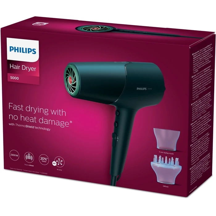Πιστολάκι Μαλλιών Philips 5000 series BHD512/00 2300W Navy