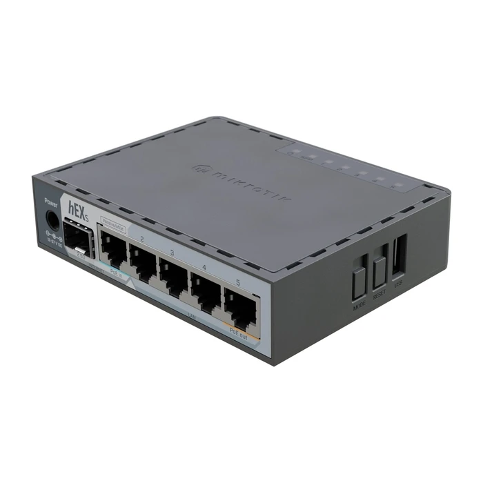 Network Switch Mikrotik E60IUGS wired Router Gigabit Black