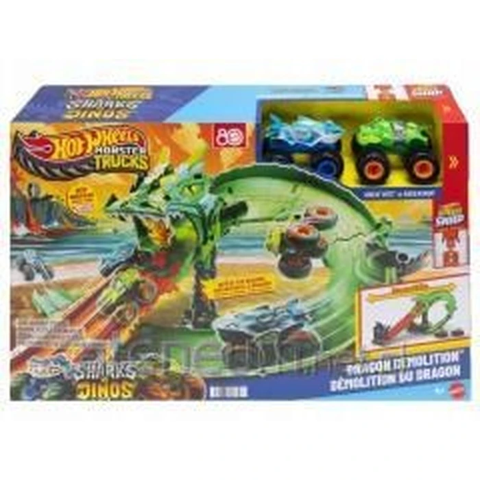 Πίστα Dragon Race Set with Cars HW MT