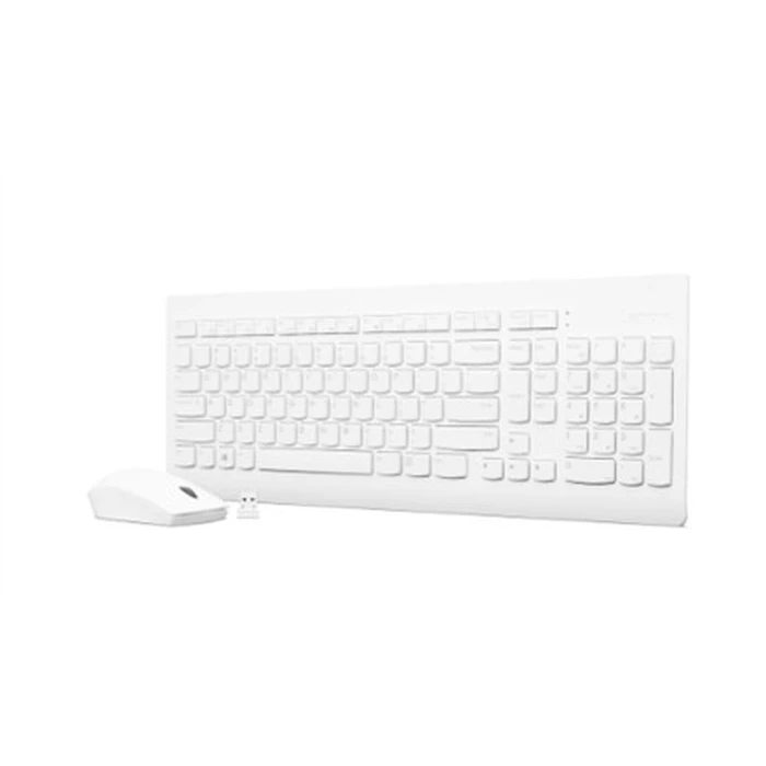 Σετ Πληκτρολόγιο Και Ποντίκι Ασύρματο Lenovo GX30W75336 USB + Bluetooth QWERTY White