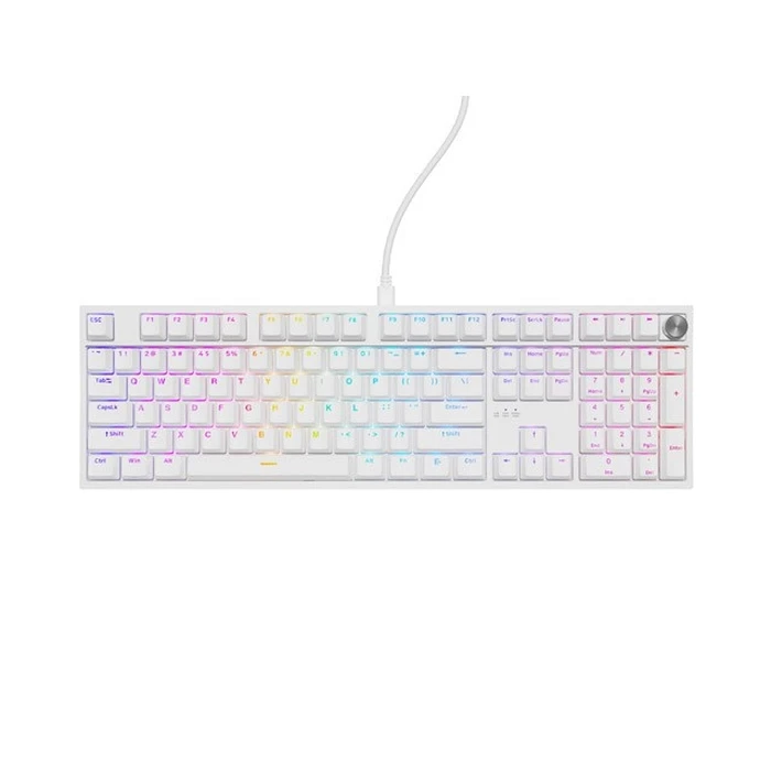 Gaming Πληκτρολόγιο Ενσύρματο Genesis NKG-2300 USB QWERTY English White