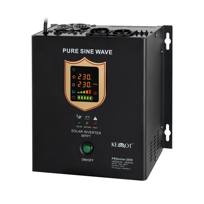 Inverter Wall-mounted solar Kemot PROsolar-2500 ( 24V 230V 25000VA/1800W )