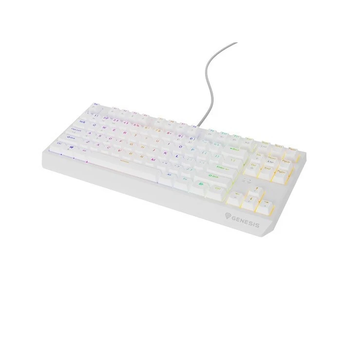 Gaming Πληκτρολόγιο Genesis Thor 230 TKL USB QWERTY US English White