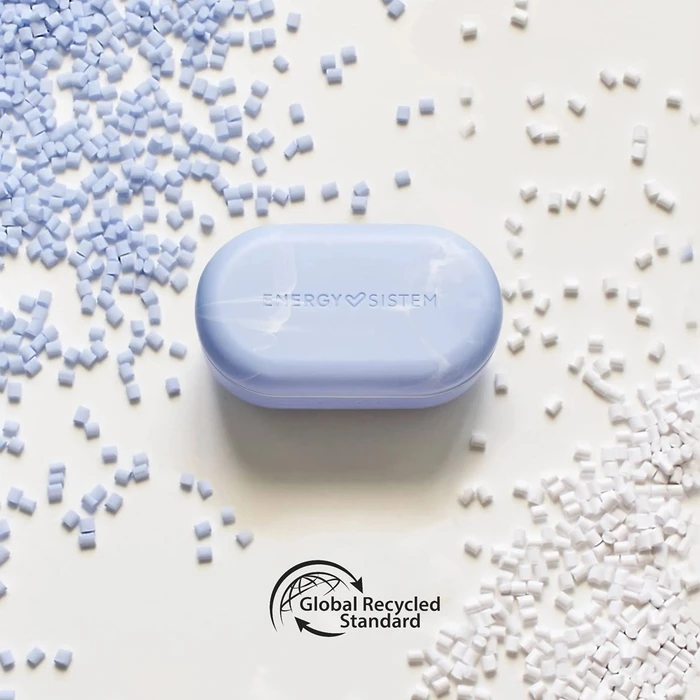 Bluetooth Handsfree Ακουστικά Energy Sistem Senshi Eco Headset (TWS) In-ear Light Blue