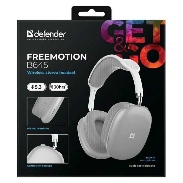 Bluetooth Ακουστικά Defender FREEMOTIONB645 GREY