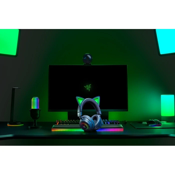 Gaming Headset Razer Kraken Kitty V3 Pro Wired & Wireless USB Type-A Bluetooth Black