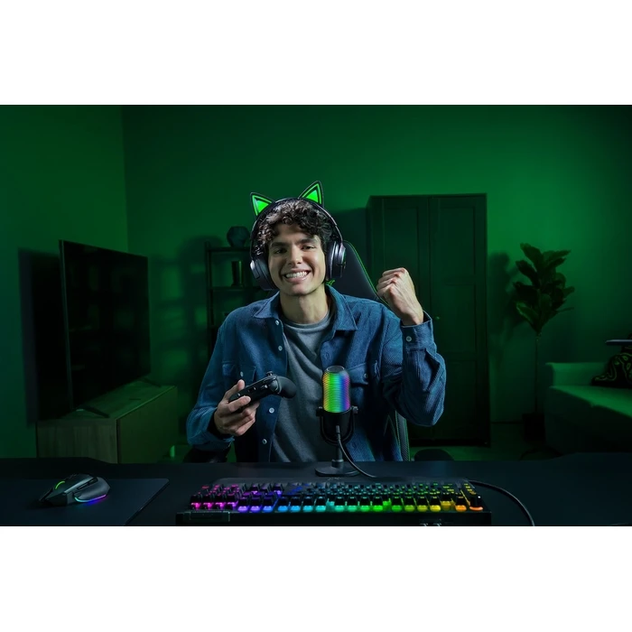 Gaming Headset Razer Kraken Kitty V3 Pro Wired & Wireless USB Type-A Bluetooth Black