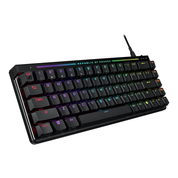 Gaming Πληκτρολόγιο Asus ROG Falchion Ace HFX USB QWERTZ German Black