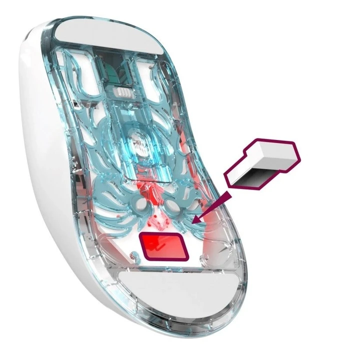 Gaming Ποντίκι Wireless Defender FAME GM-516 RF+BT 10000DPI 6P White