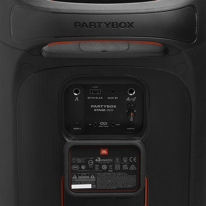Karaoke JBL PartyBox STAGE 320 Party speaker Black 240 W