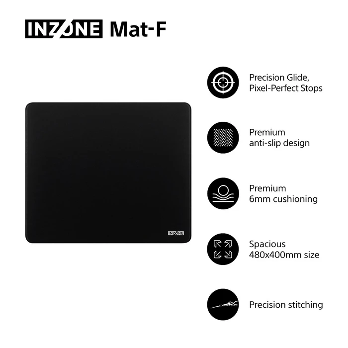 Mousepad Sony NZONE Mat-F Gaming Black