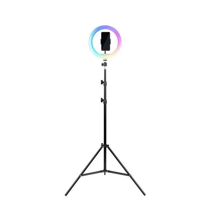 Ring Light Havit ST7026 - tripod with RGB light ring, Black