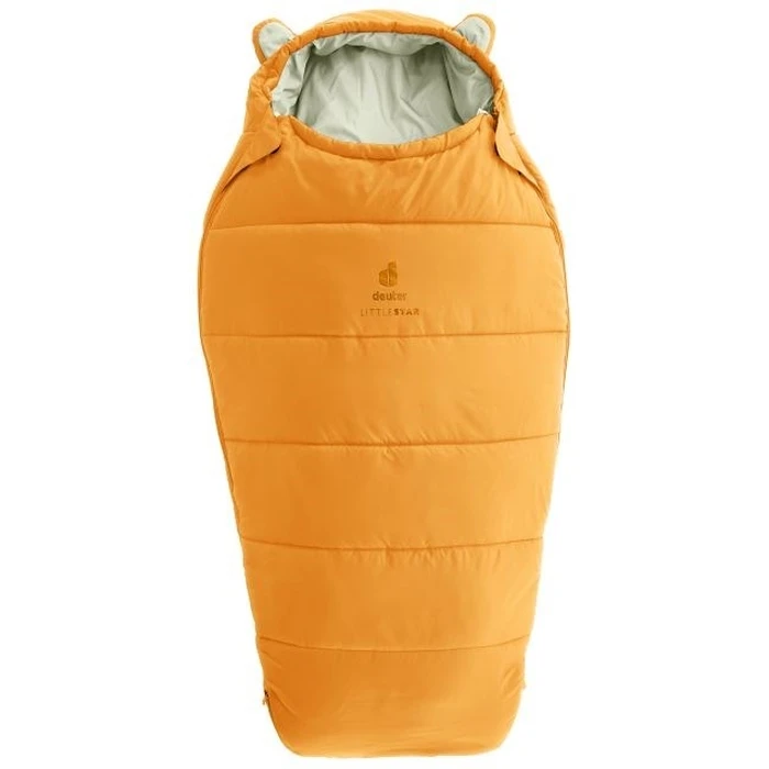 Sleeping Bag Deuter Little Star children's (95–130 cm) – amber/bone