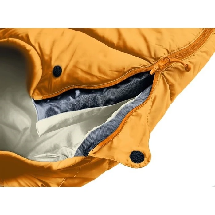 Sleeping Bag Deuter Little Star children's (95–130 cm) – amber/bone