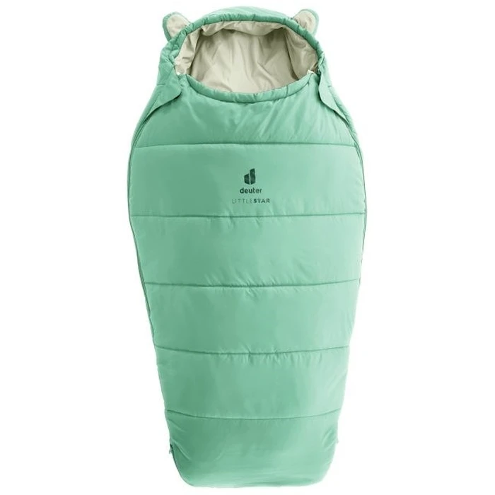 Sleeping Bag Deuter Little Star children's (95–130 cm) – spearmint/bone