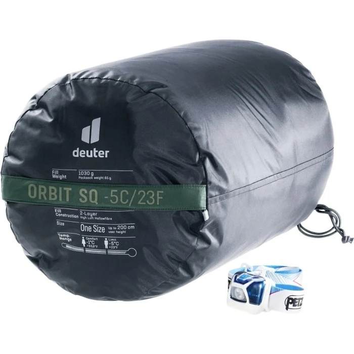 Sleeping Bag Deuter Orbit SQ -5 synthetic -5 (200 cm) - ivy/ink