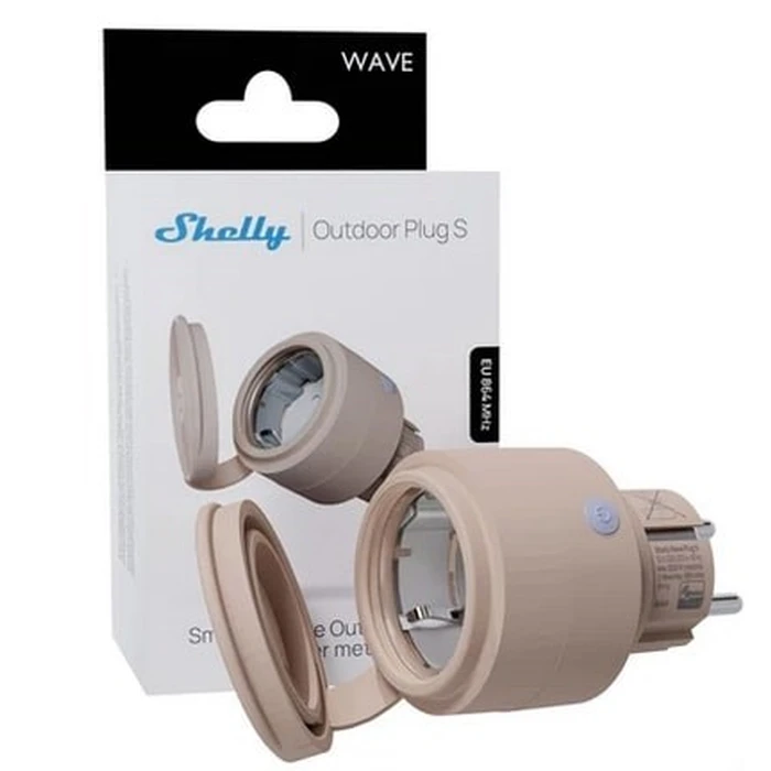 Smart Μονόπριζο Shelly Wave Outdoor Plug S outdoor socket