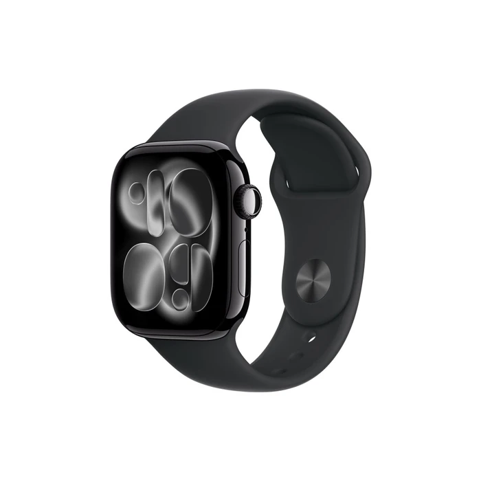 Smartwatch Apple Watch Series 11 GPS + Cellular 42mm Jet Black Aluminium with Black Sport - M/L