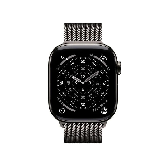 Smartwatch Apple Watch Series 11 GPS + Cellular 42mm Slate Titanium with Slate Milanese Loop