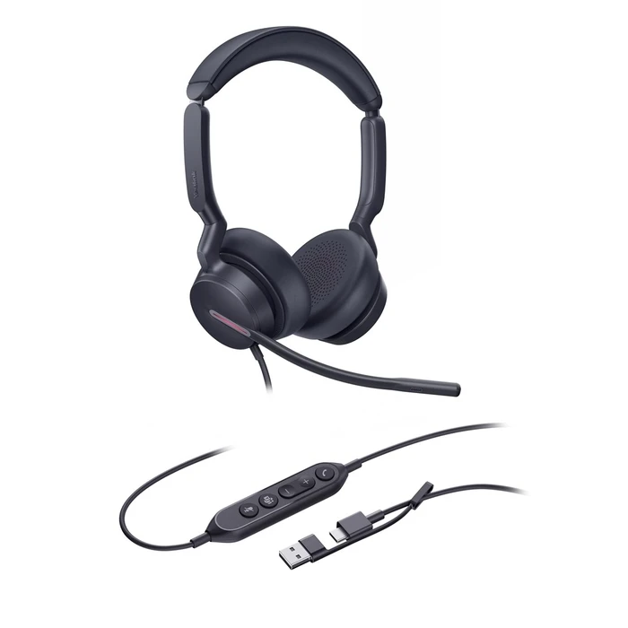 Ακουστικά VOIP Yealink UH46 Dual Teams Headset USB-C/A