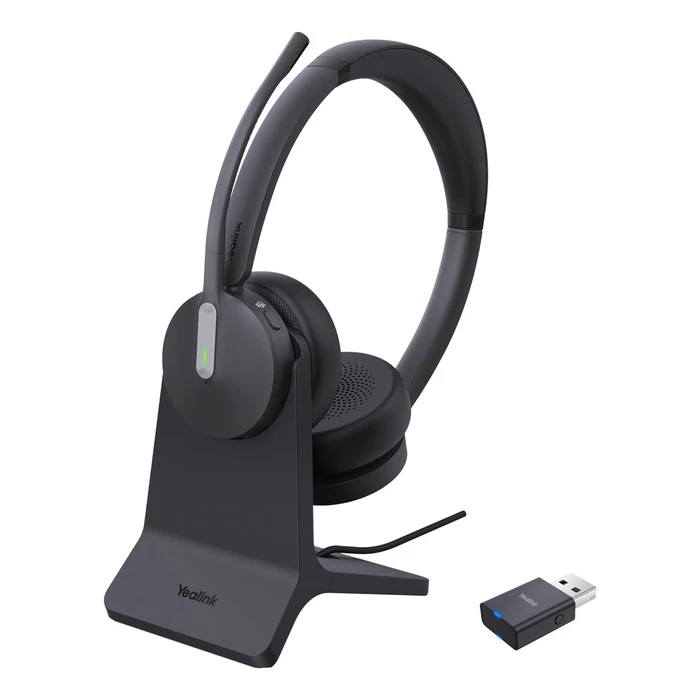 Ακουστικά VOIP Yealink WH64 Hybird Dual with Charging Stand Teams Headset