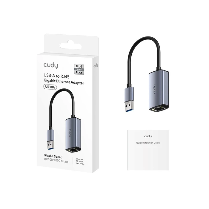 Αντάπτορας Δικτύου USB Cudy UE10A USB-A to Ethernet