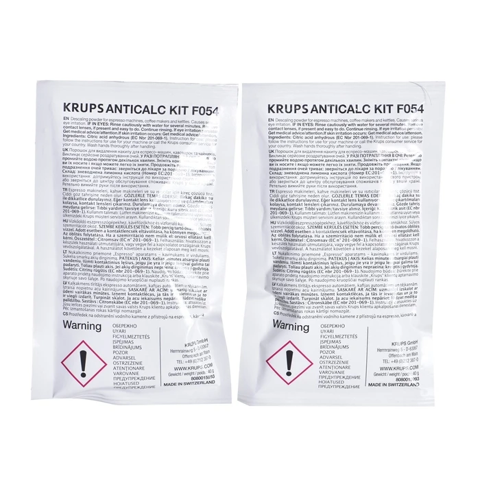 Αξεσουάρ Καφετιέρας Krups F054001B descaler Domestic appliances Powder
