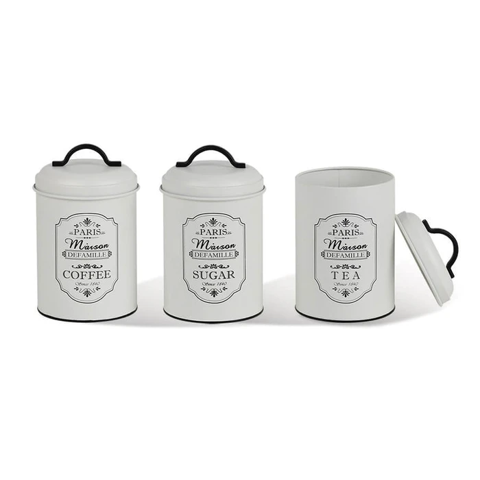 Βάζα Αποθήκευσης Maestro MR-1771 Paris Maison - container set, 3 pieces