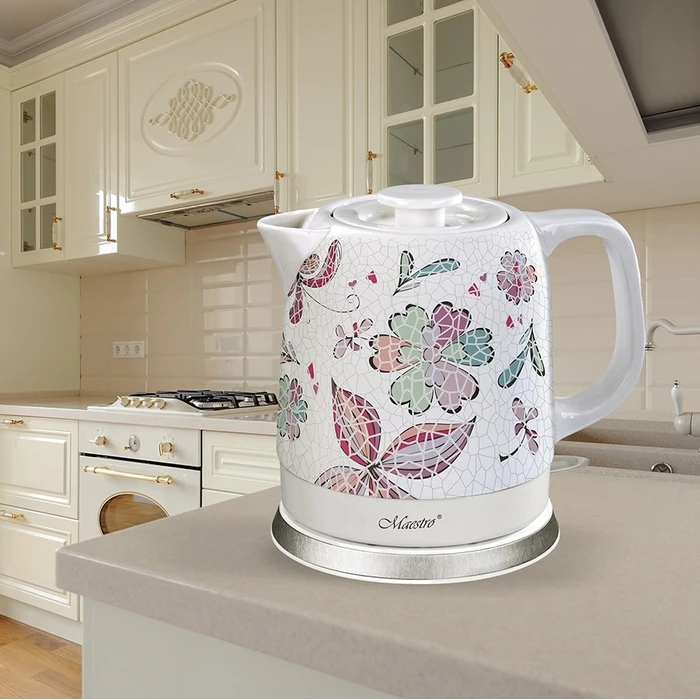 Βραστήρας Ceramic Maestro MR-068 1,5L 1500W (MR-068-FLOWERS)