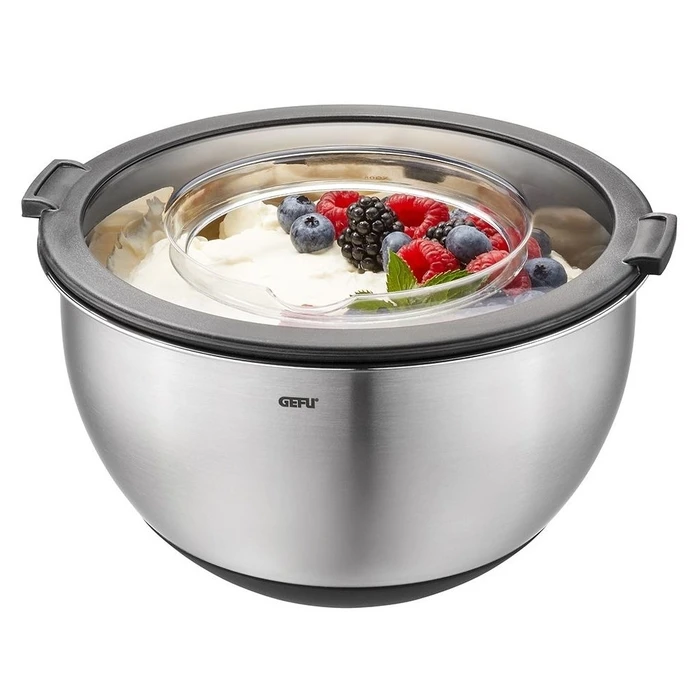 Δοχεία Φαγητού Gefu 35055 Round Bowl Black, Stainless steel 2 pc(s)