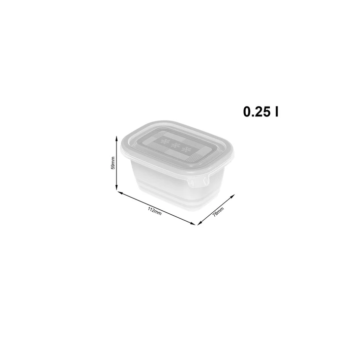 Δοχεία Φαγητού Rotho Freeze - freezer container - 6x250ml