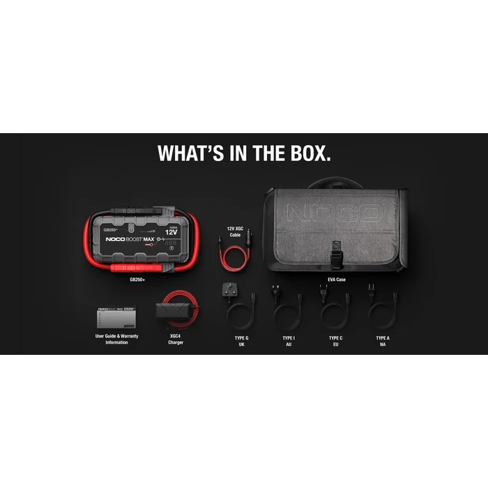 Εκκινητής Μπαταρίας Αυτοκινήτου GB250 Boost Max 12V 5250A 