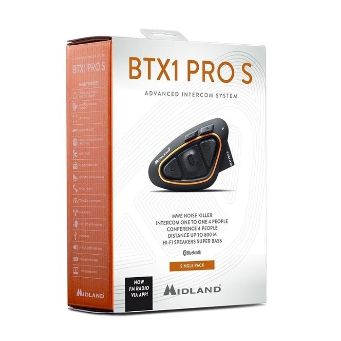 Ενδοεπικοινωνία Μηχανής Midland BTX1 Pro S-SINGLE