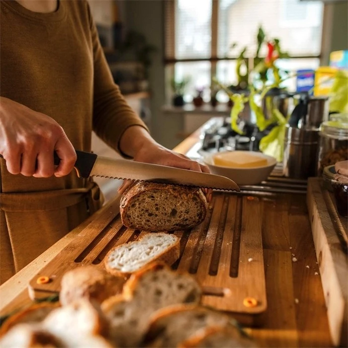 Επιφάνειες Κοπής Fiskars 1057550 Rectangular Bamboo, Plastic Bamboo, Black