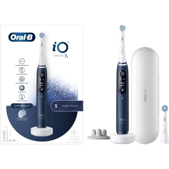 Ηλεκτρική Οδοντόβουρτσα Oral-B iO 7S Adult Oscillating Blue, White