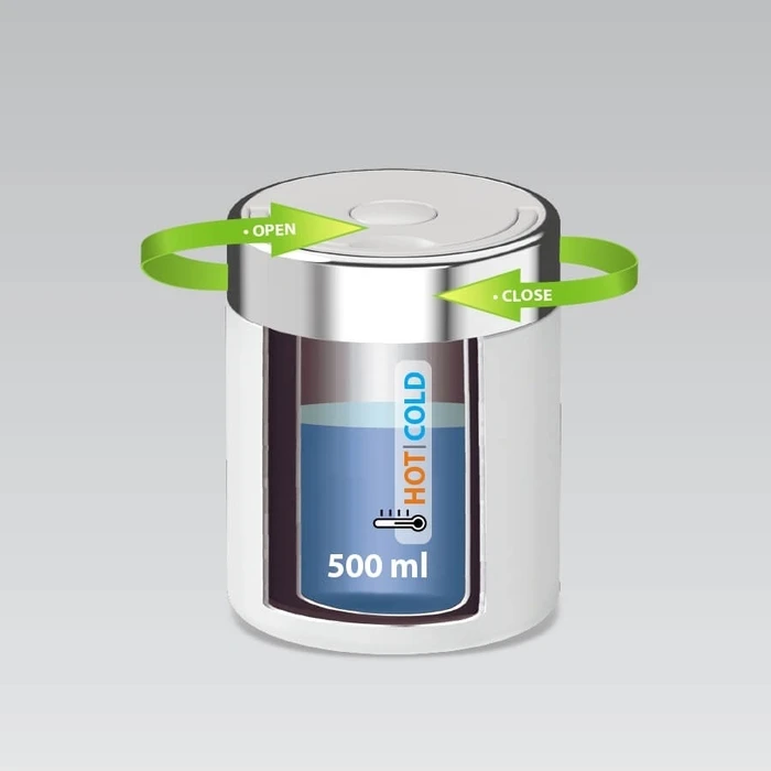 Θερμός Maestro MR-1649-50-White Food 0.5L White