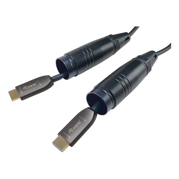 Καλώδιο HDMI Equip 2.1 Active Optic Armored 100m, 8K/60Hz, 4K/120Hz, 48Gbps