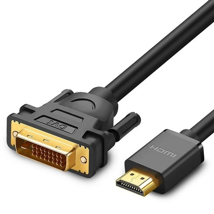 Καλώδιο HDMI Ugreen HD106 DVI 24+1 pin/HDMI FHD 60Hz 1.5m (black)