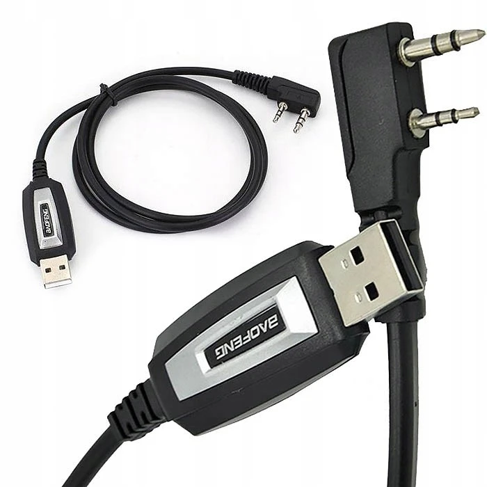 Καλώδιο USB Baofeng for programming UV-5R 82 888S UV-S9 PLUS UV-13 16 17 21 with a K-type plug