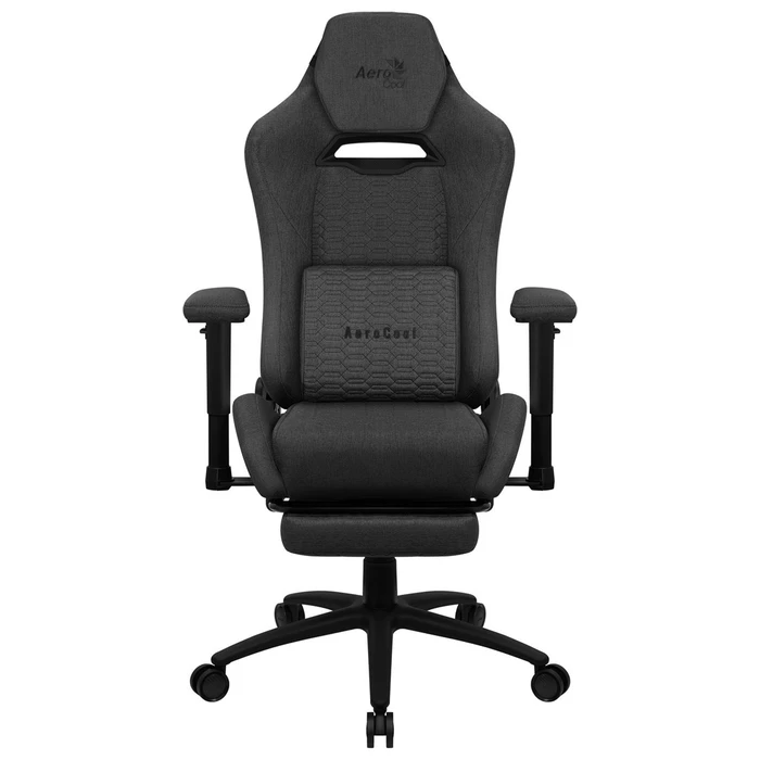 Καρέκλα Gaming Aerocool ROYALASHBK Premium Ergonomic Legrests Aeroweave Black