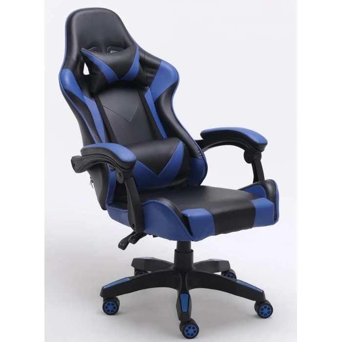 Καρέκλα Gaming Topeshop FOTEL REMUS Blue office/computer Padded backrest