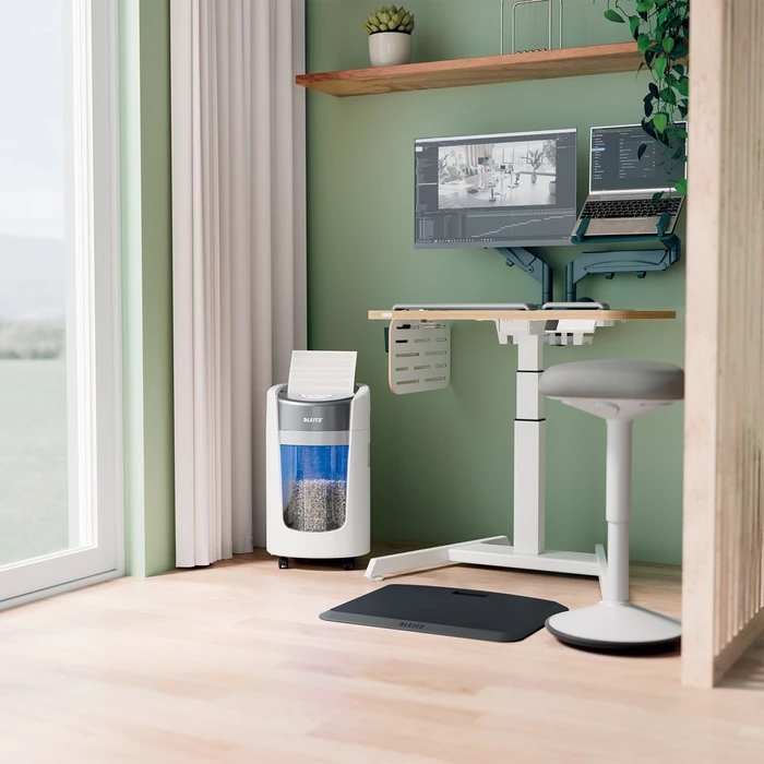 Καταστροφέας Εγγράφων Leitz IQ OptiMax 225 Micro Cut Paper Security P5 15L - White