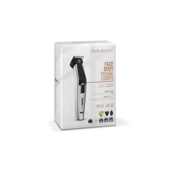 Κουρευτική Μηχανή Babyliss 8-in-1 Silver, Black Nickel-Metal Hydride (NiMH)
