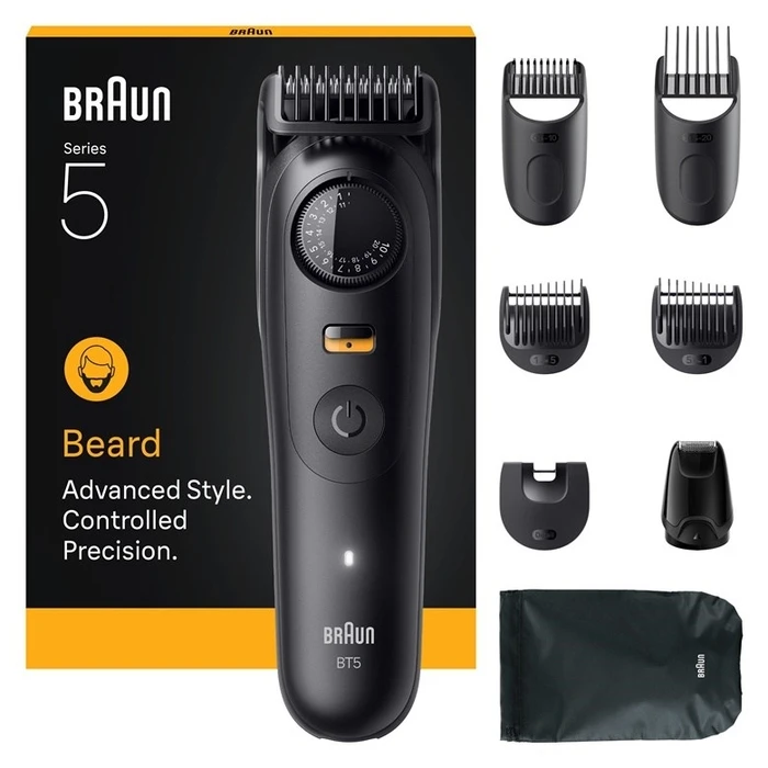 Κουρευτική Μηχανή Braun 5 BT5560 beard trimmer Battery 40 2cm Wet & Dry Black