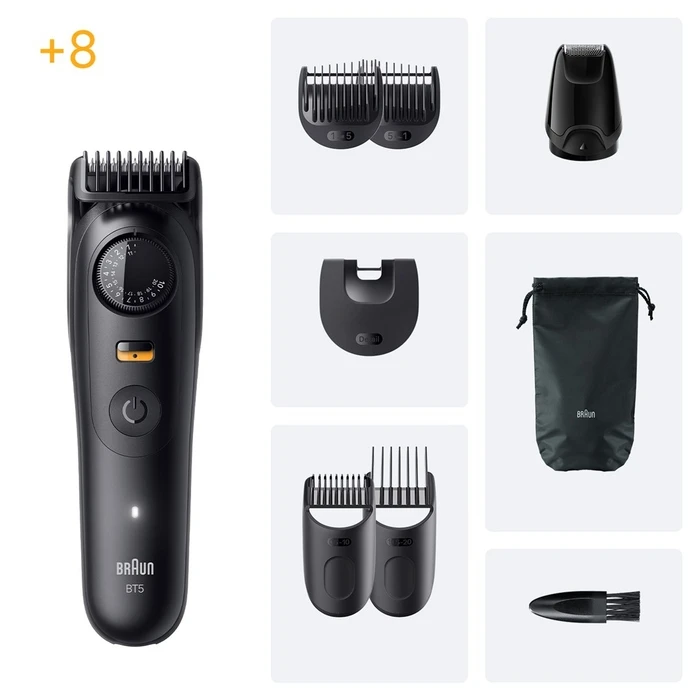 Κουρευτική Μηχανή Braun 5 BT5560 beard trimmer Battery 40 2cm Wet & Dry Black